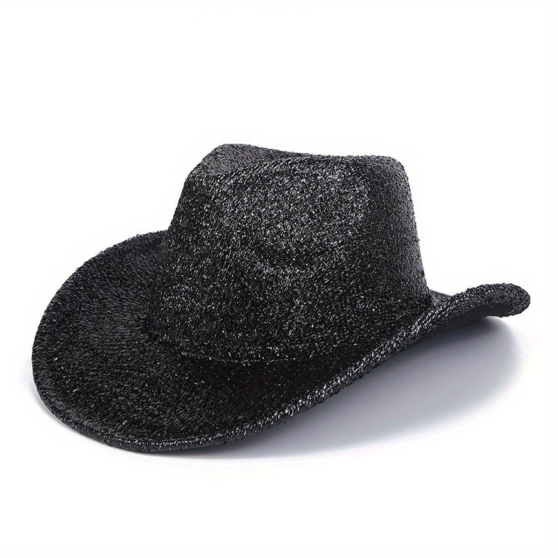 Glitter Cowboy Hat for Halloween and Parties