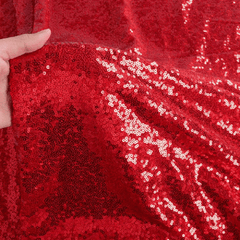 5 Yards Sequin Fabric Glitter Embroidery DIY Sewing Table Runner Tablecloth