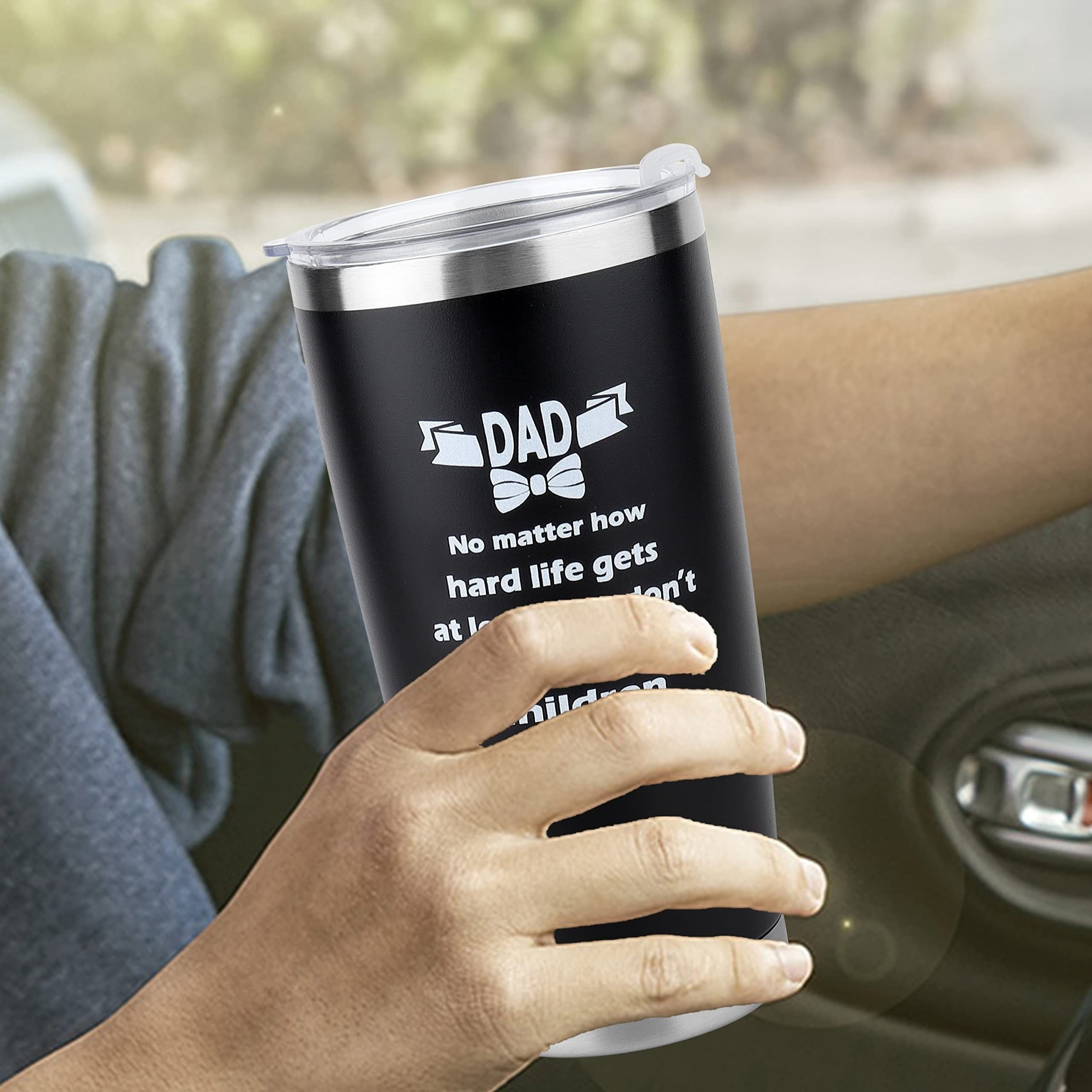 Dad Birthday & Christmas Gift 20oz Stainless Steel Coffee Cup