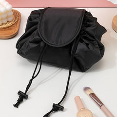 Lazy Drawstring Makeup Bag Large Capacity Travel Cosmetic Bag