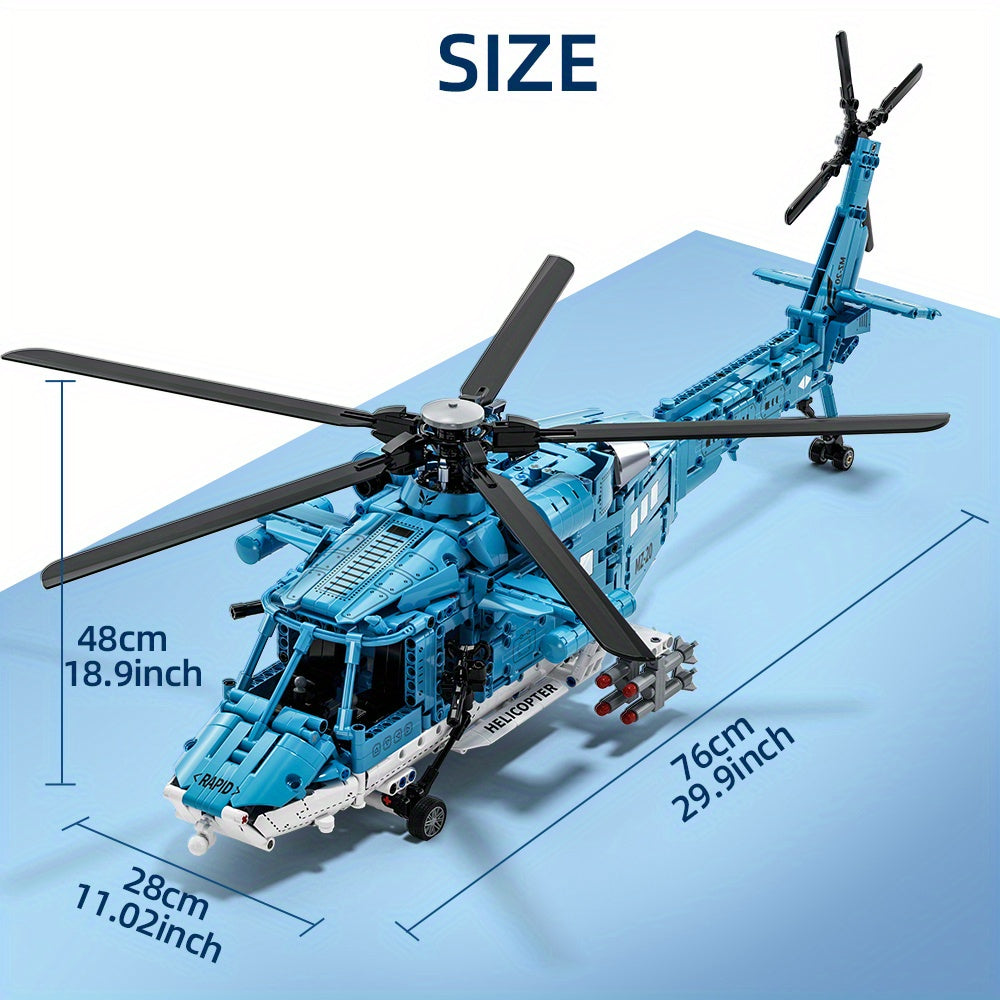 1711pcs Helicopter Building Blocks Set