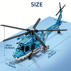 1711pcs Helicopter Building Blocks Set