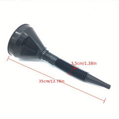 Emergency Travel Car Motorcycle Refueling Funnel Pourer Long Mouth Extension Pla