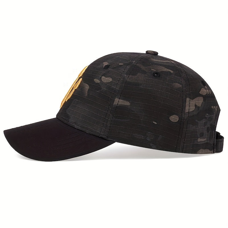 Men's Camouflage Baseball Cap for Spring and Autumn