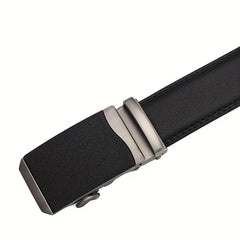 Men's PU Leather Automatic Buckle Belt
