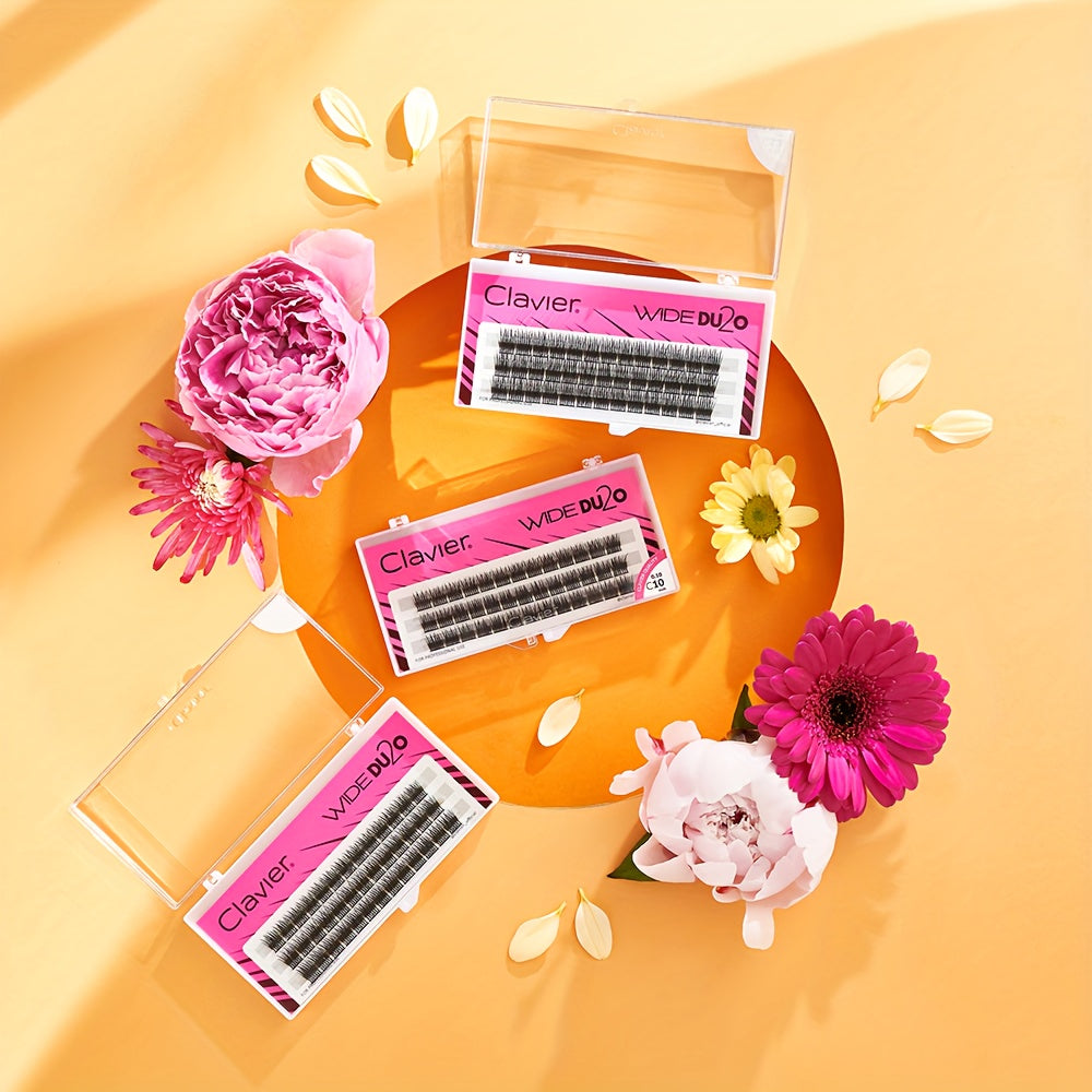 3D False Eyelashes Extension Makeup Double Volume Soft Natural