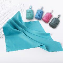 Portable Microfiber Quick Drying Face Towel With Box 32