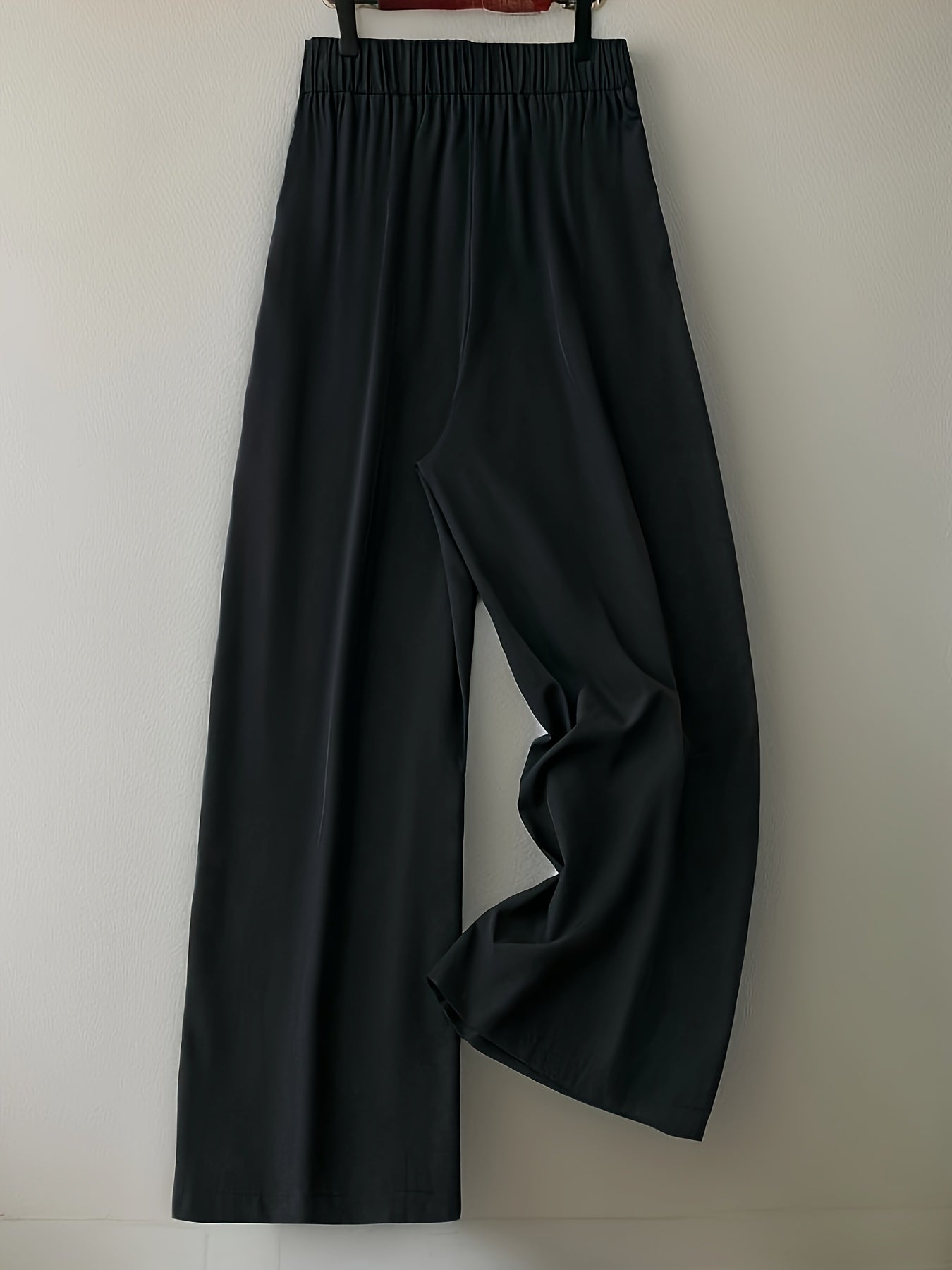 Ethnic Style Pants Women's Plus Floral Embroidery Wide Leg Trousers