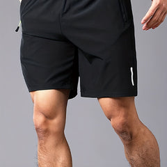 Men's Casual Sports Shorts Elastic Waist Summer Beach Pants