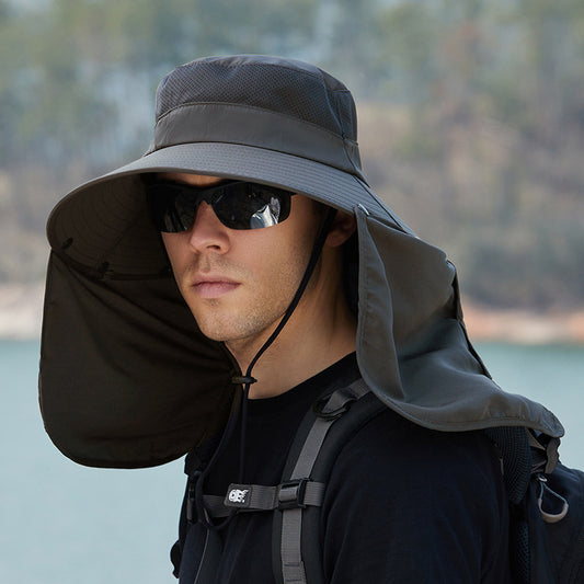 Foldable Fishing Camping Hat Windproof Sun Protective