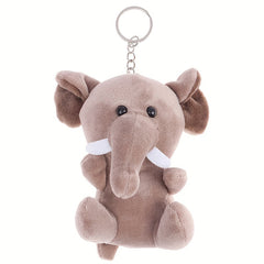Elephant Plush Toy Holiday Gift Animal Stuffed Pendant Doll