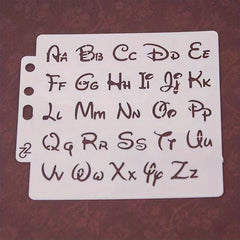 2pcs Alphabet Stencils Letter Stencil Lettering Alphabet Stencil Letters
