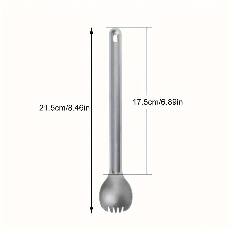 Portable Titanium Spoon Long Handle Lightweight Cutlery