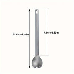 Portable Titanium Spoon Long Handle Lightweight Cutlery