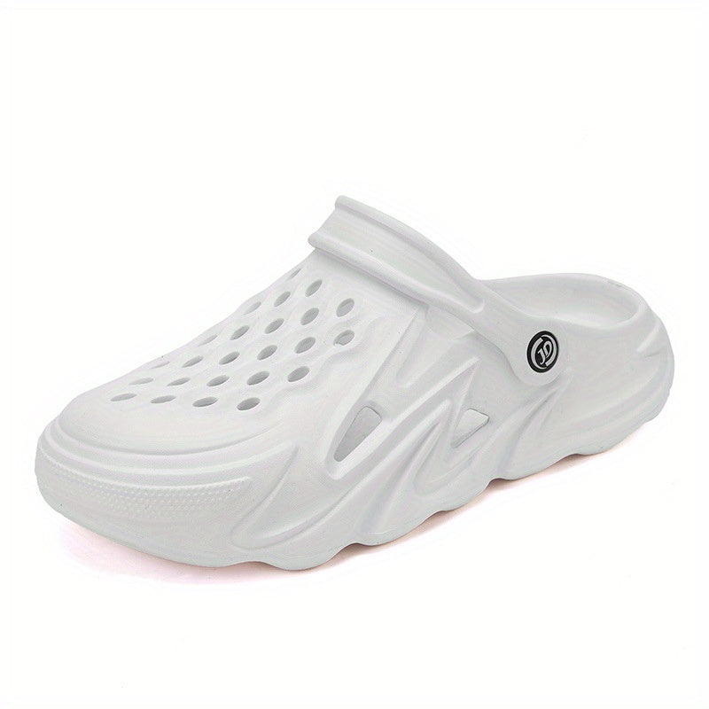 Men's Lightweight Comfy Clogs Hollow Out Non Slip Garden Shoes