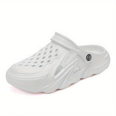 Men's Lightweight Comfy Clogs Hollow Out Non Slip Garden Shoes