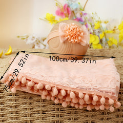 Newborn Lace Wrap Photography Props Set