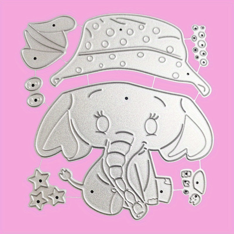 1pc Elephant Metal Cutting Dies for Paper Card Making
