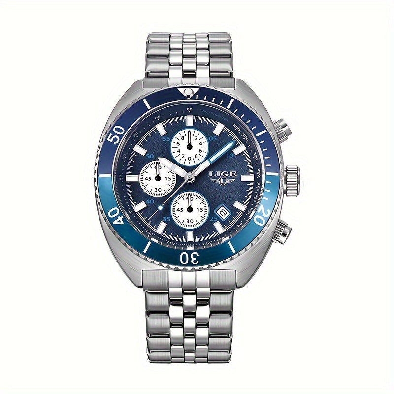 Women's Stainless Steel Sport Chronograph Quartz Watch