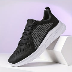 Men's Breathable Knit Casual Shoes Lightweight Non Slip Sneakers