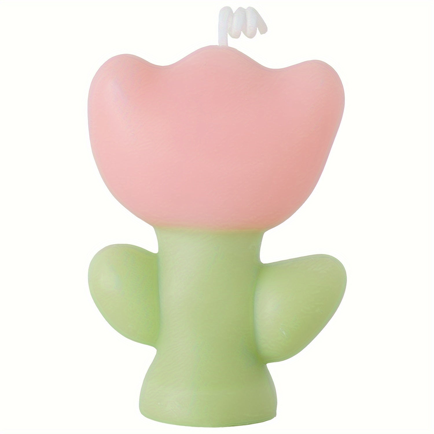 Tulip-Shaped Candle with Creative Pattern - Burns for 6-9 Hours - 2-3 oz (65g)