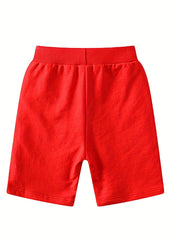 Boys Casual Cartoon Drawstrings Pants Summer Holiday