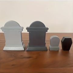 Mini Halloween Resin Tombstone Decoration
