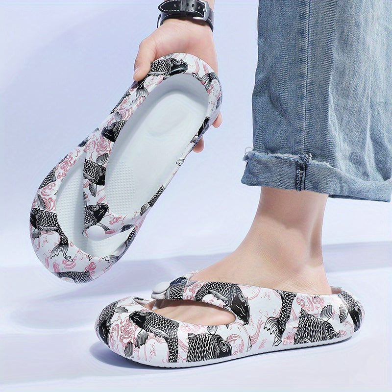 Men's Anti Collision Non Slip Flip Flops Quick Drying Thong Sandals