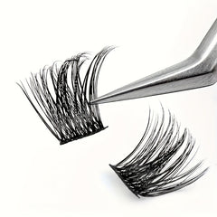 DIY Lash Clusters Kit with Remover 2-in-1 Applicator Faux Mink D Curling