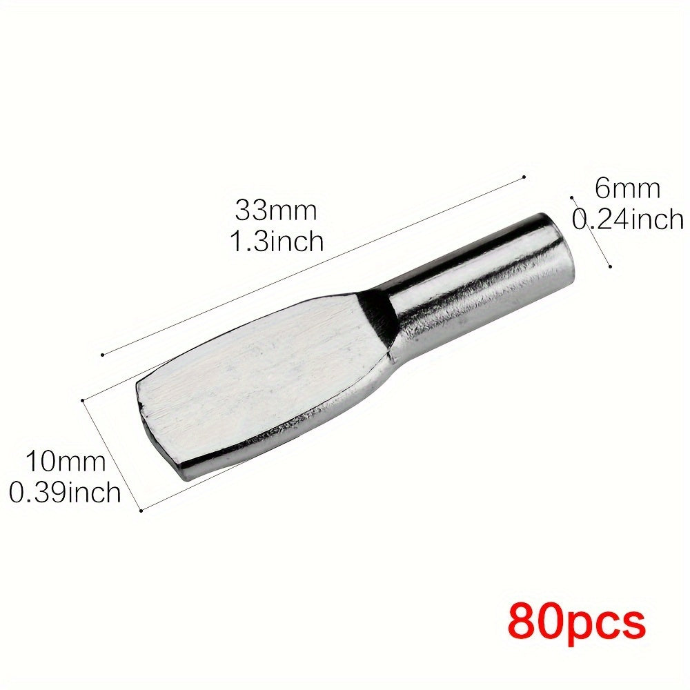 Cabinet Shelf Pegs Kitchen Shelf Clips Bracket Support Pegs - 20 40 80pcs