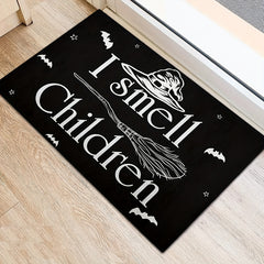 Haunted House Door Mat Spooky Halloween Theme Non Slip Welcome Mat