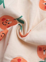 Girls Fruit Print Summer Shorts