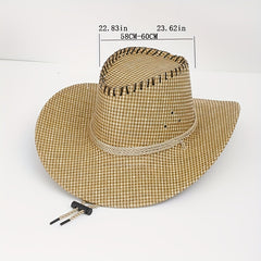 Western Cowboy Style Hat Sunshade Sunproof Knight Hat Topper