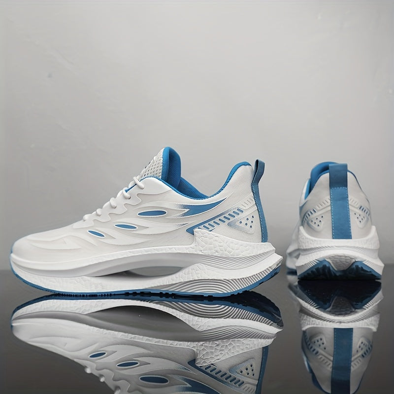 Men's Lace up Sneakers Athletic Shoes Shock absorbing And Breathable