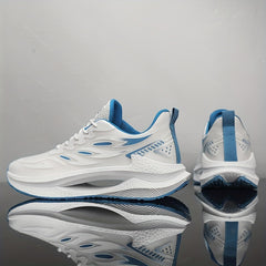 Men's Lace up Sneakers Athletic Shoes Shock absorbing And Breathable