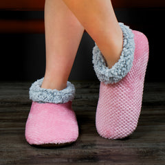 Plush Lined Slip-On Indoor Slippers
