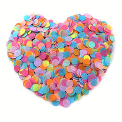 Colorful Round Confetti Pack - Wedding Birthday Christmas Party Decorations