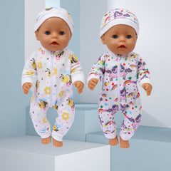 Bee and Unicorn Doll Clothing Set for 17-18 Inch Dolls