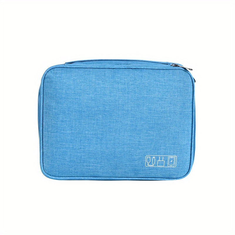 3 Layer Electronic Organizer Travel Cable Bag Waterproof Storage All in One