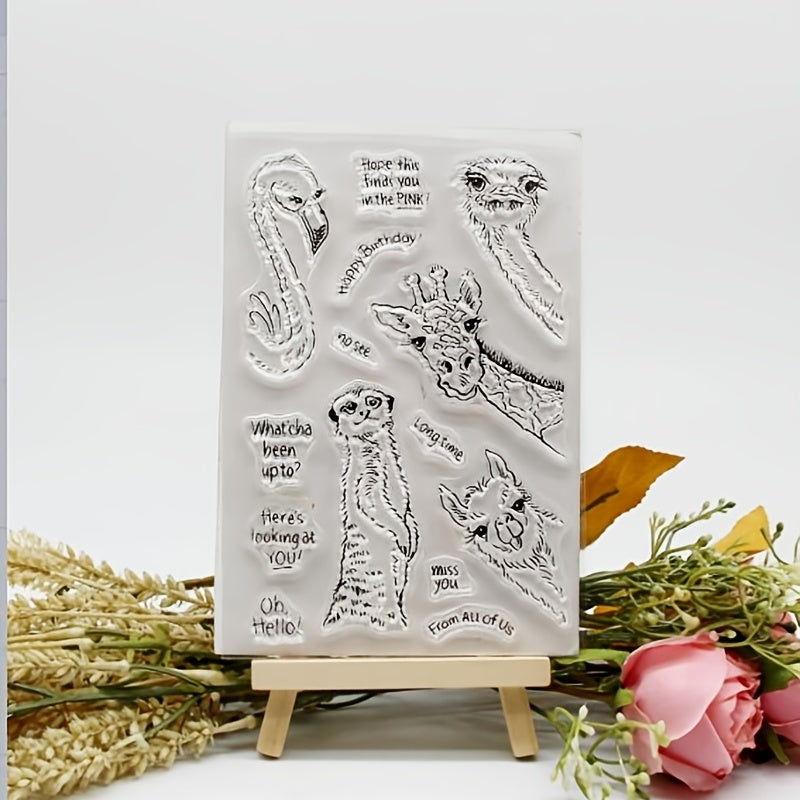 Deer Silicone Cartoon Study Seal For Kids