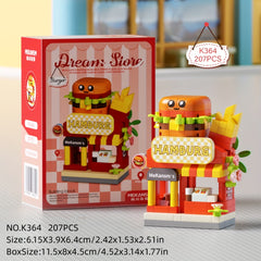 Small Particle Building Blocks Street Scene DIY Set