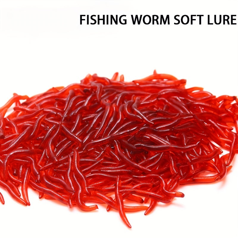 Bionic Bloodworm Grub Soft Silicone Lure for Bass Trout Fishing