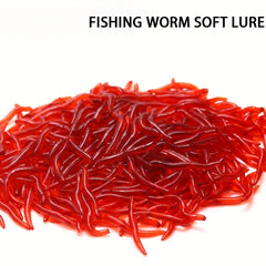 Bionic Bloodworm Grub Soft Silicone Lure for Bass Trout Fishing