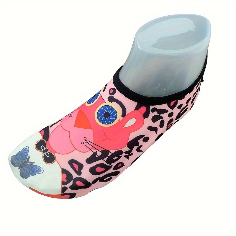 Leopard Unisex Outdoor Water Shoes Lightweight Non-slip Snorkeling Shoes