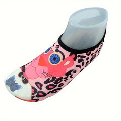 Leopard Unisex Outdoor Water Shoes Lightweight Non-slip Snorkeling Shoes