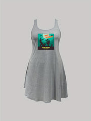 Halloween Nightdress Women's Plus Slogan & Skull Hands Print Sl