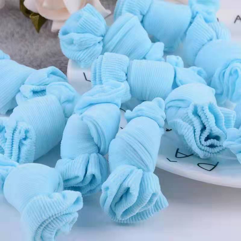 10 Pairs Girls Candy Colors Thin Socks for Spring & Summer