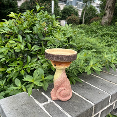 Fox Feeder Resin Crafts Animal Shaped Decor
