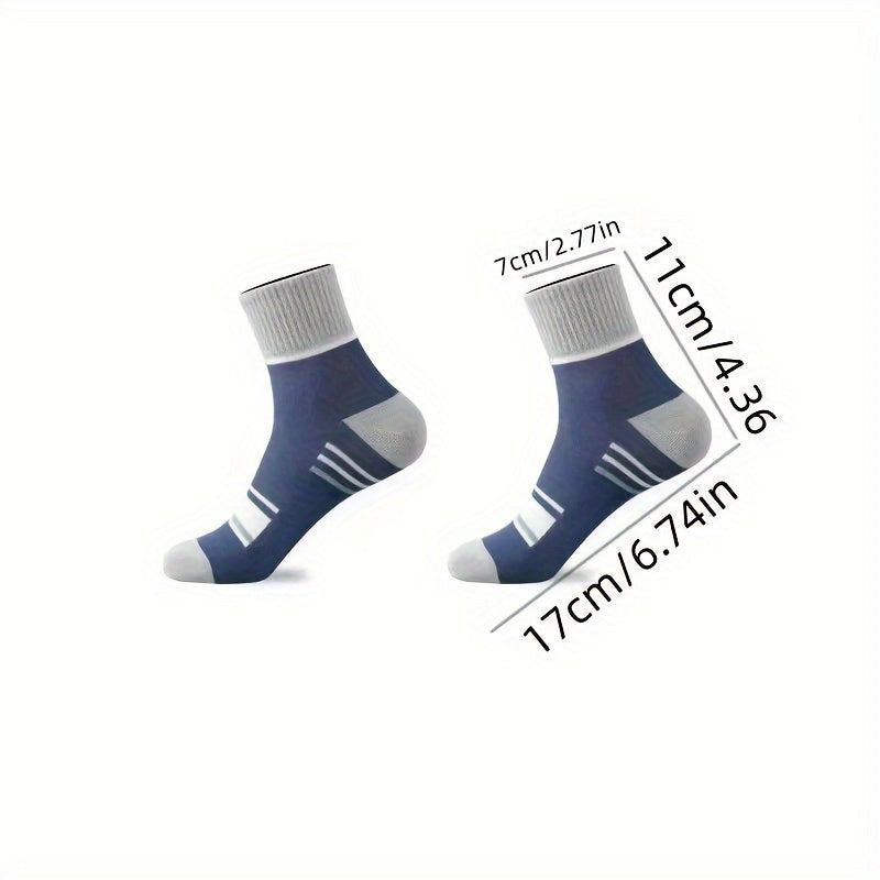Men's Sweat-Absorbing Antibacterial Socks 6 Pairs