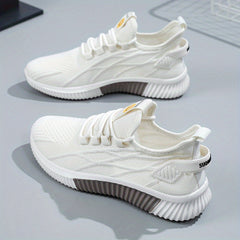 Women's Knitted Sports Shoes Breathable Running Sneakers